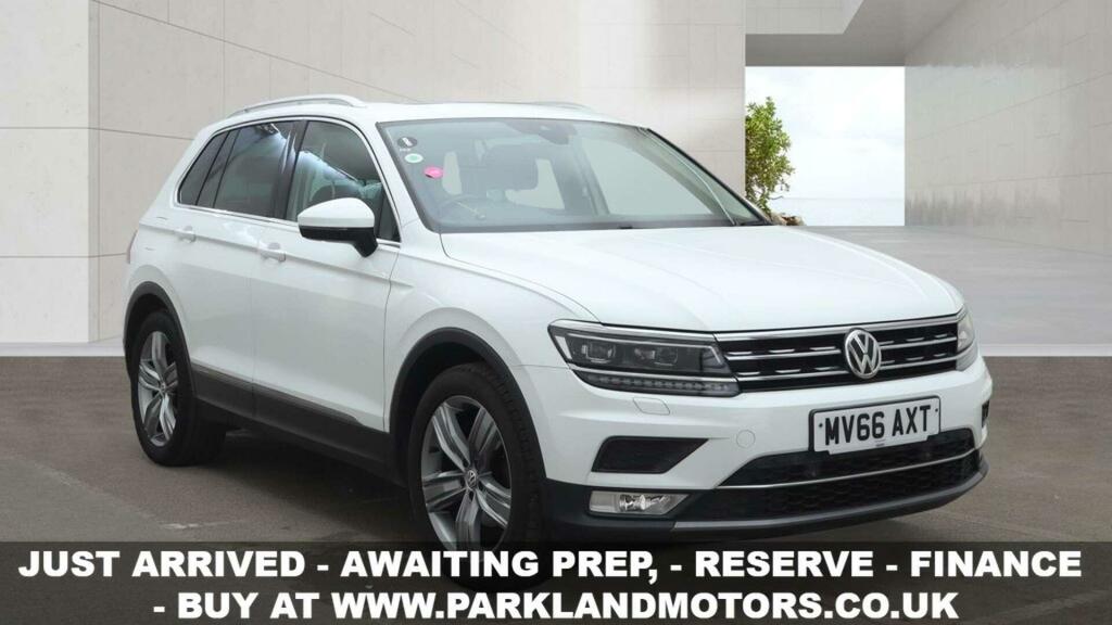 Volkswagen Tiguan 2.0 Tdi Bluemotion Tech Sel Euro 6 Ss White