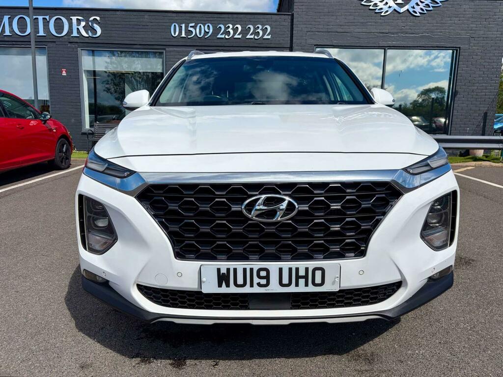 Hyundai Santa Fe Premium White #3