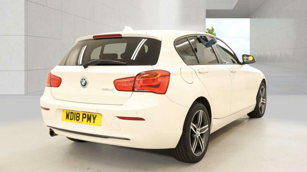 BMW 1 Series 1.5 116D Sport Euro 6 Ss WD18PMY White #3