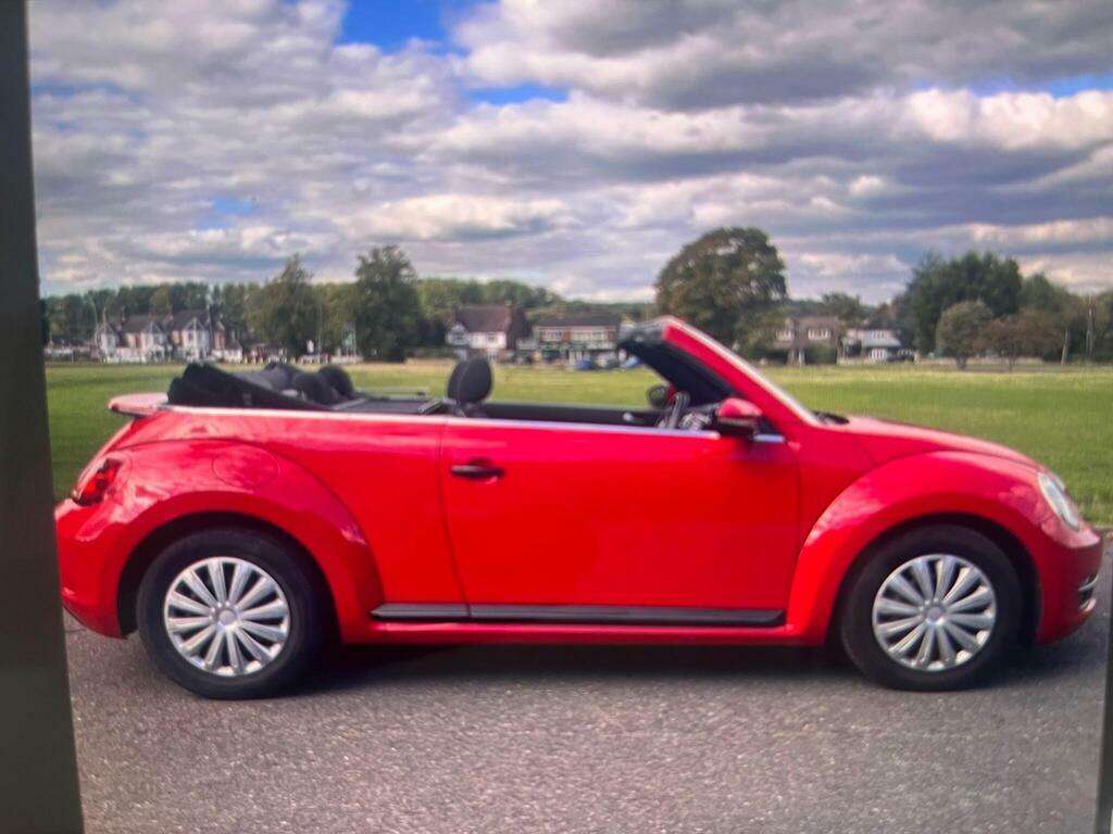 Volkswagen Beetle 2.0 Tdi Bluemotion Tech Sport Cabriolet Dsg Euro 6 Red #9