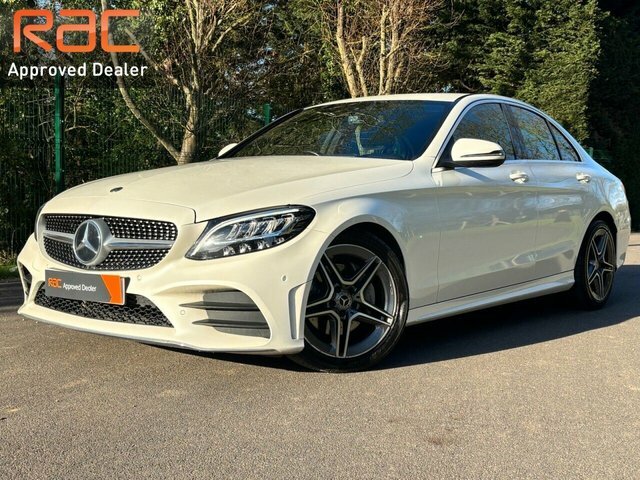 Mercedes-Benz C Class C220d Amg Line Saloon White