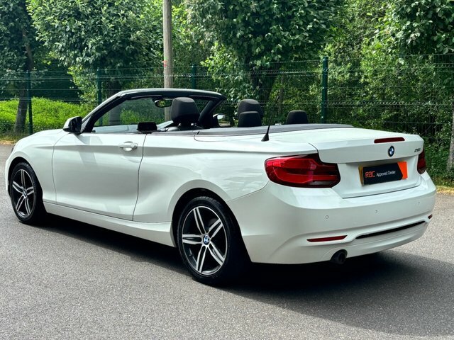 BMW 2 Series 218I Sport Convertible LK67OCF White #6