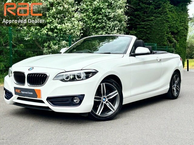 BMW 2 Series 218I Sport Convertible White