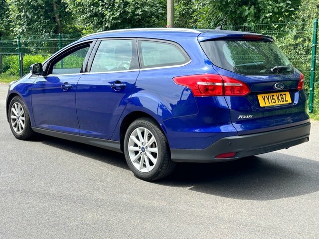 Ford Focus Titanium Estate YY15KBZ Blue #4