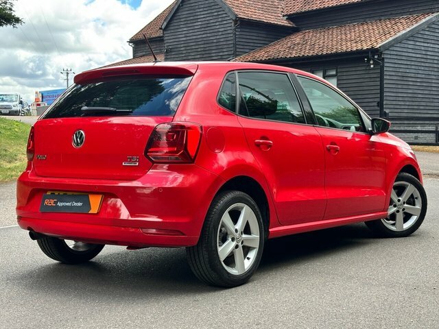 Volkswagen Polo Tsi Bluemotion Tech Sel DA64FZB Red #2