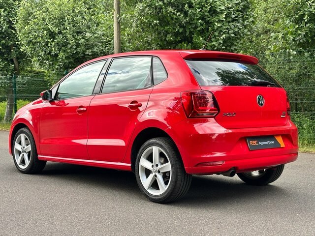 Volkswagen Polo Tsi Bluemotion Tech Sel DA64FZB Red #6