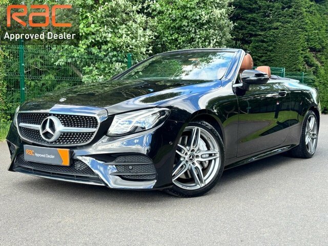 Mercedes-Benz E Class E300 Amg Line Cabriolet Black