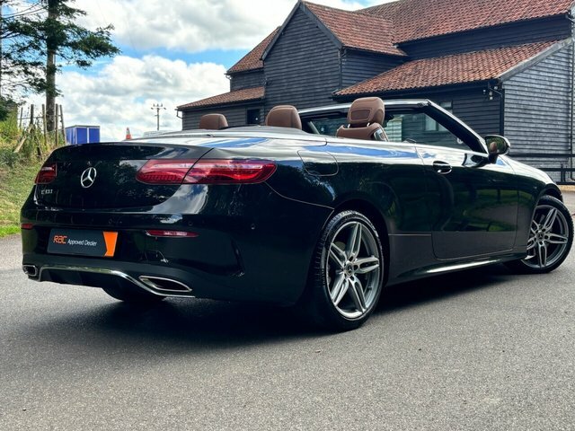 Mercedes-Benz E Class E300 Amg Line Cabriolet Black #2