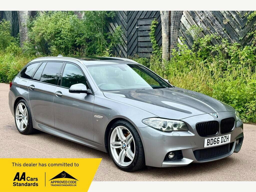 BMW 5 Series 3.0 530D M Sport Touring Euro 6 Ss Grey