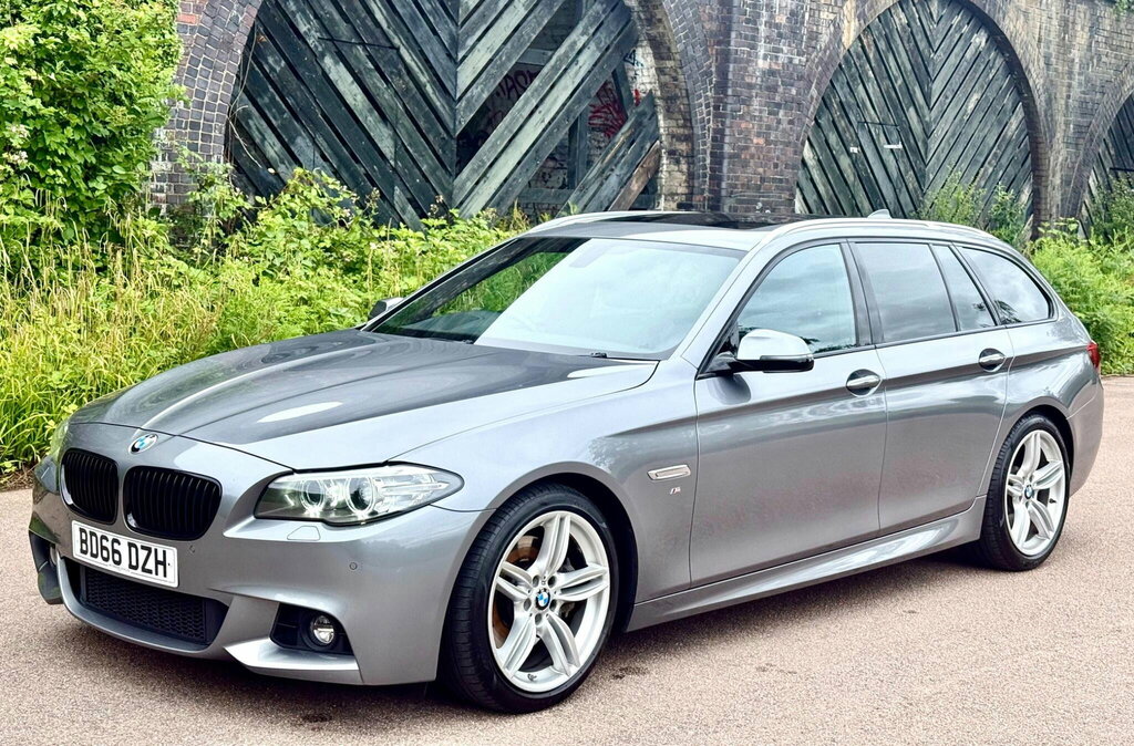 BMW 5 Series 3.0 530D M Sport Touring Euro 6 Ss Grey #4