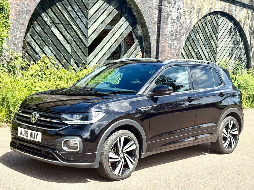 Volkswagen T-Cross 1.0 Tsi R-line Euro 6 Ss AJ19WUY Black #6