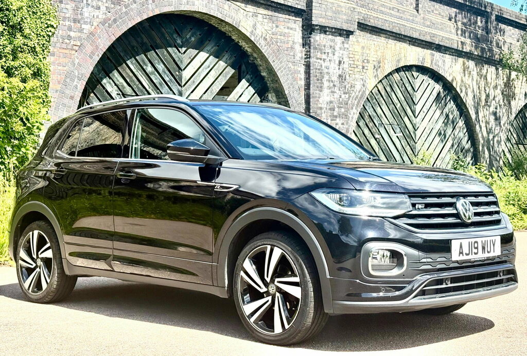 Volkswagen T-Cross 1.0 Tsi R-line Euro 6 Ss Black #3
