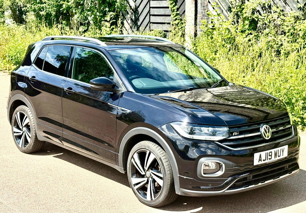 Volkswagen T-Cross 1.0 Tsi R-line Euro 6 Ss AJ19WUY Black #2