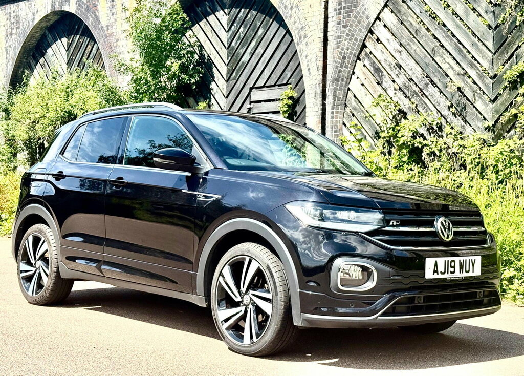 Volkswagen T-Cross 1.0 Tsi R-line Euro 6 Ss AJ19WUY Black #4