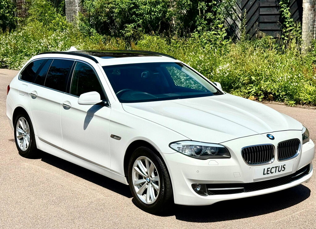 BMW 5 Series 2.0 523I Se Touring Euro 5 White #2