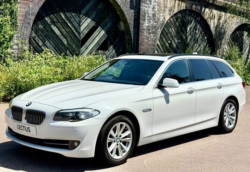 BMW 5 Series 2.0 523I Se Touring Euro 5 White #5