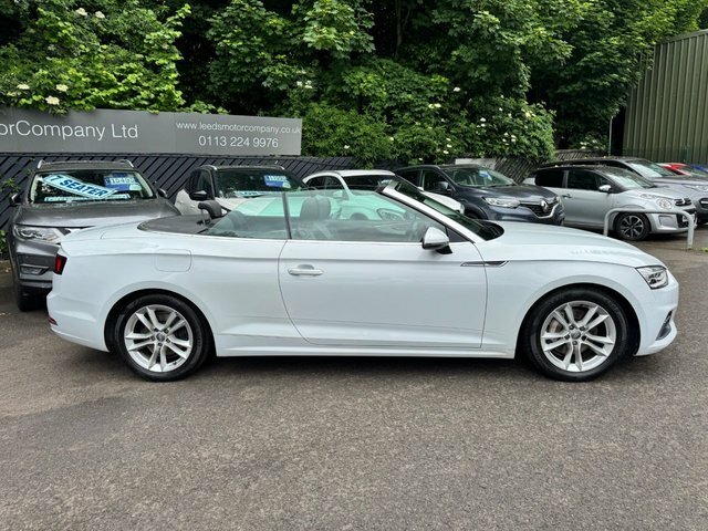 Audi A5 Convertible GM18YAD White #4