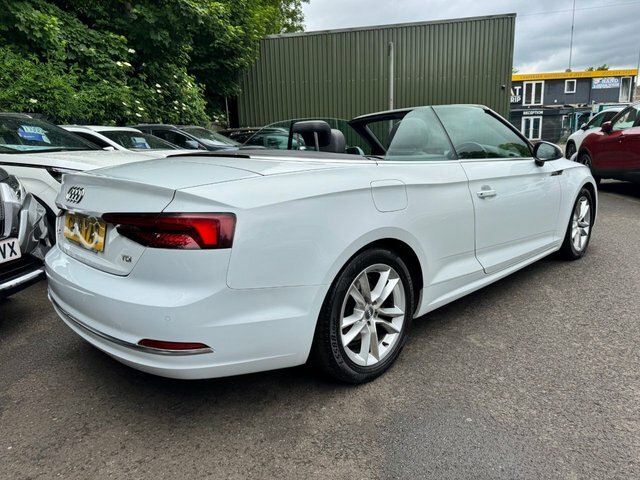Audi A5 Convertible GM18YAD White #6