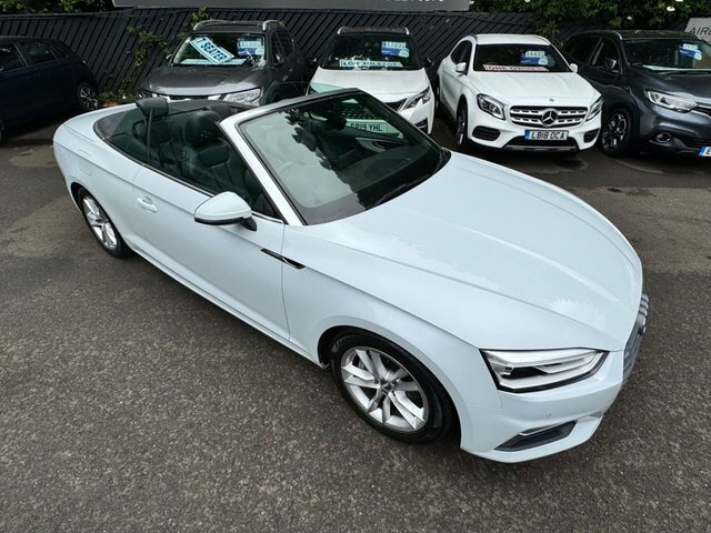Audi A5 Convertible GM18YAD White #3