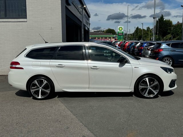 Peugeot 308 SW Estate White #2