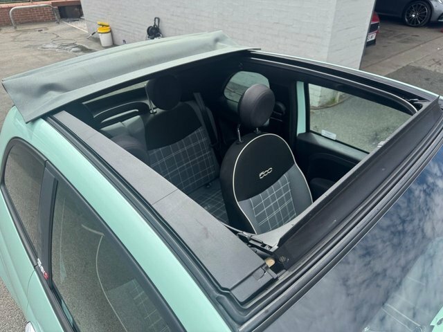 Fiat 500C Convertible Green #2