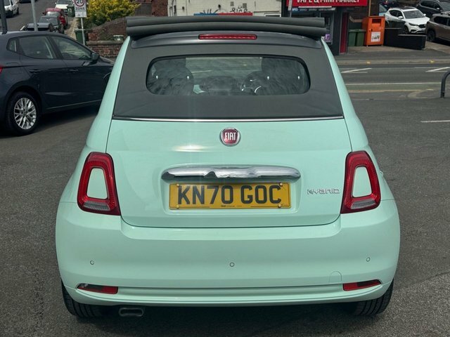 Fiat 500C Convertible Green #6