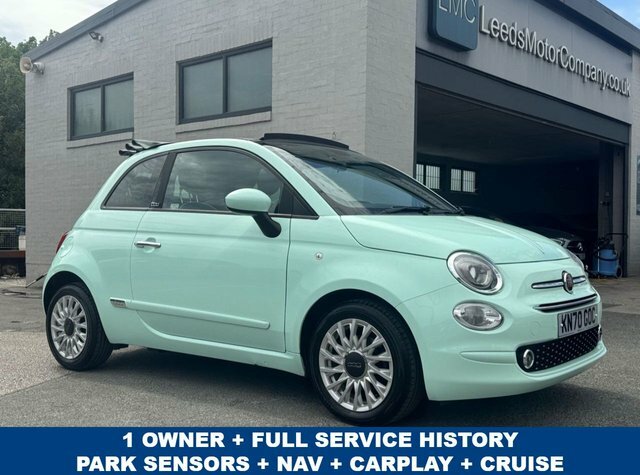 Fiat 500C Convertible Green