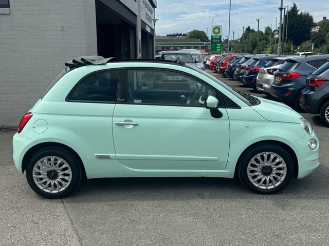 Fiat 500C Convertible Green #4