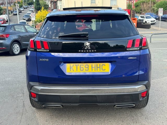 Peugeot 3008 3008 Gt Line Premium Puretech Ss Blue #5