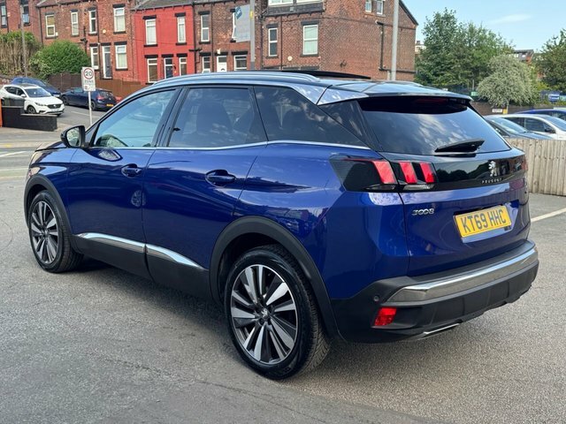 Peugeot 3008 3008 Gt Line Premium Puretech Ss Blue #6