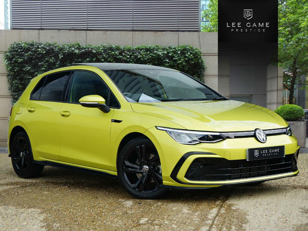 Volkswagen Golf 1.5 Etsi Mhev R-line Dsg Euro 6 Ss Yellow