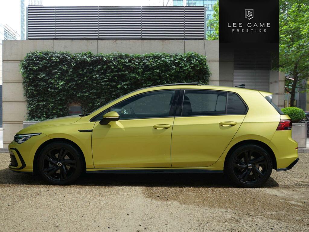 Volkswagen Golf 1.5 Etsi Mhev R-line Dsg Euro 6 Ss Yellow #5