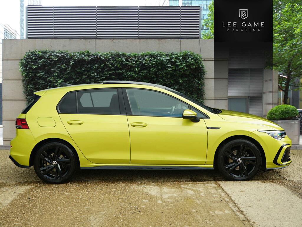 Volkswagen Golf 1.5 Etsi Mhev R-line Dsg Euro 6 Ss Yellow #4