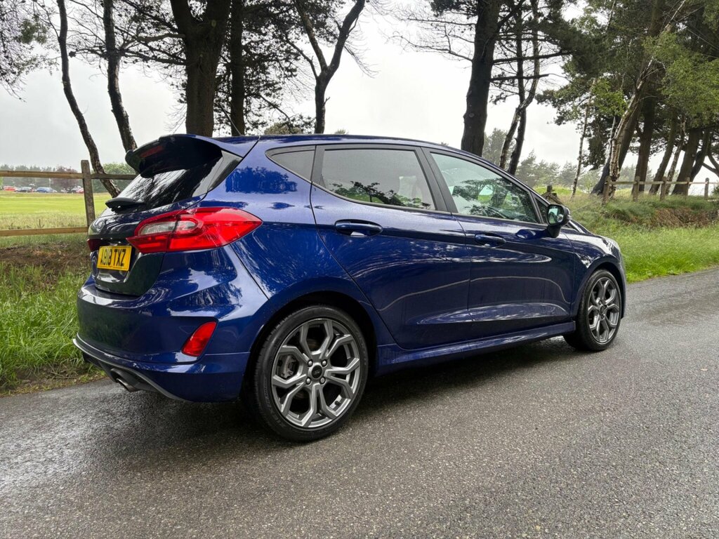 Ford Fiesta 1.0T Ecoboost St-line Euro 6 Ss AO18TXZ Blue #6