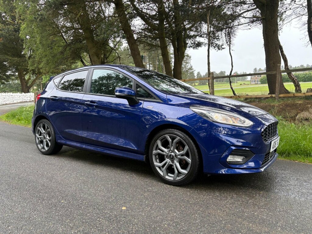 Ford Fiesta 1.0T Ecoboost St-line Euro 6 Ss AO18TXZ Blue #2