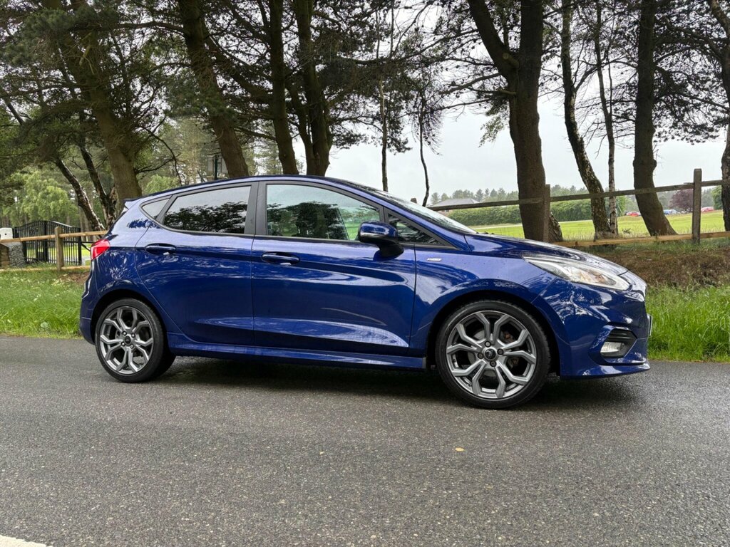 Ford Fiesta 1.0T Ecoboost St-line Euro 6 Ss AO18TXZ Blue #3