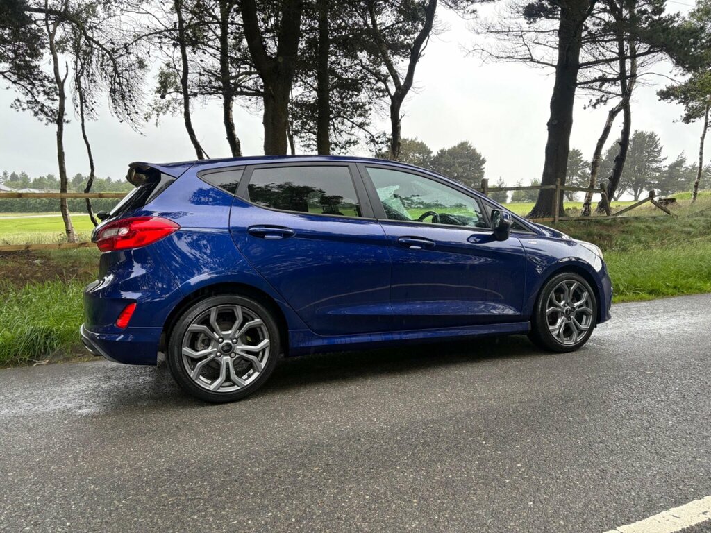 Ford Fiesta 1.0T Ecoboost St-line Euro 6 Ss AO18TXZ Blue #5