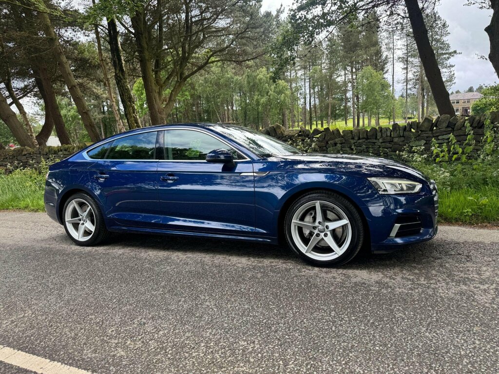 Audi A5 2.0 Tdi Sport Sportback S Tronic Euro 6 Ss Blue #3