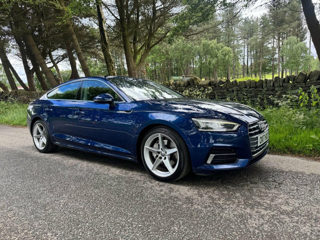Audi A5 2.0 Tdi Sport Sportback S Tronic Euro 6 Ss Blue #2