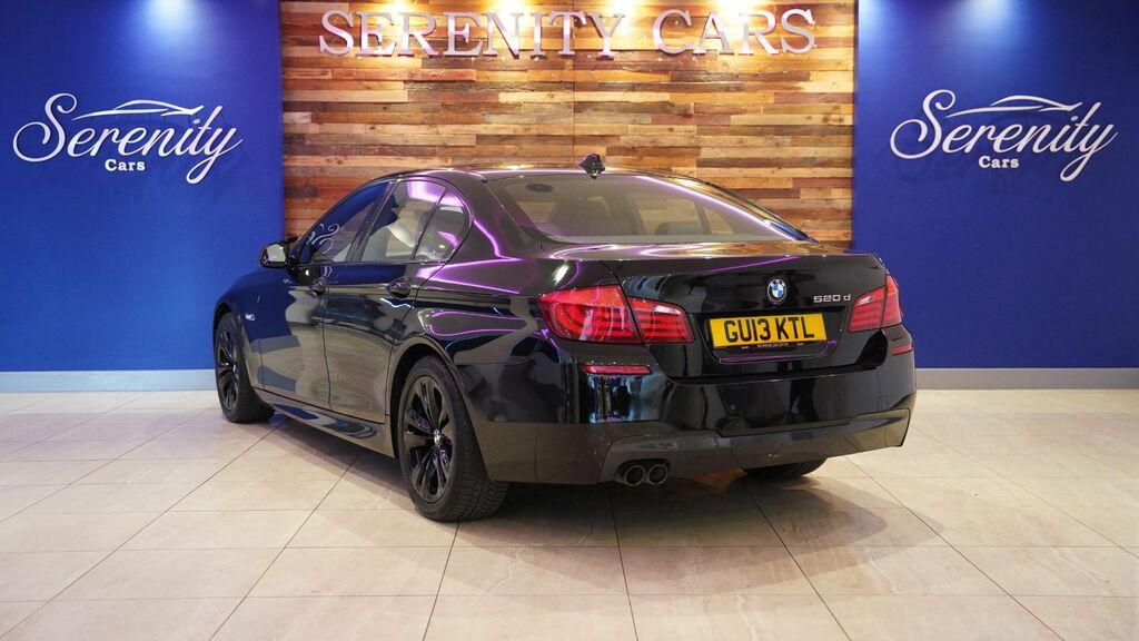 BMW 5 Series 2013 2.0 520D M Sport Saloon Eur Black #3