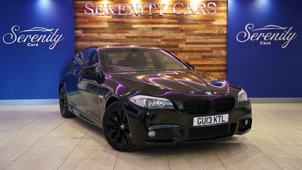 BMW 5 Series 2013 2.0 520D M Sport Saloon Eur Black #6