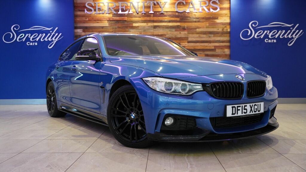 BMW 4 Series Gran Coupe 2015 2.0 418D M Sport Hatchback Blue #5