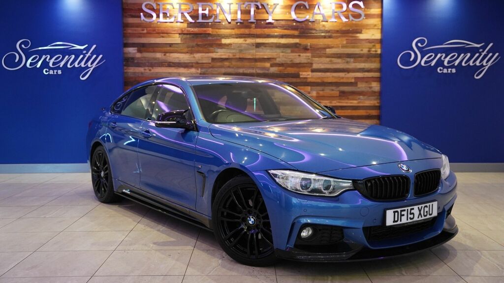 BMW 4 Series Gran Coupe 2015 2.0 418D M Sport Hatchback Blue