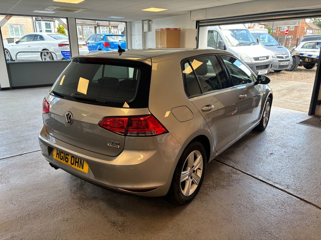 Volkswagen Golf 1.4 Tsi Bluemotion Tech Match Edition Hatchback HG16OHN Silver #3