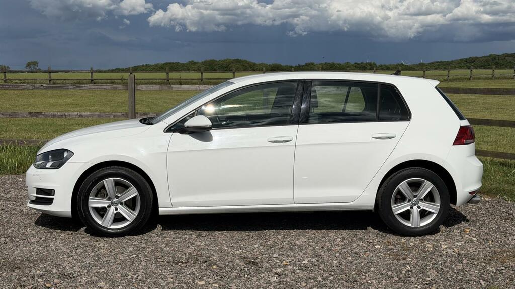 Volkswagen Golf 1.4 Tsi Bluemotion Tech Match Edition Hatchback White #6