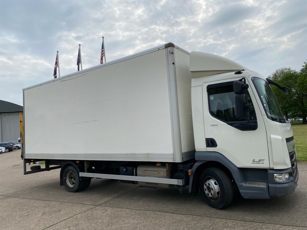 DAF All Models Lf45.160 7.5T Box Lorry White