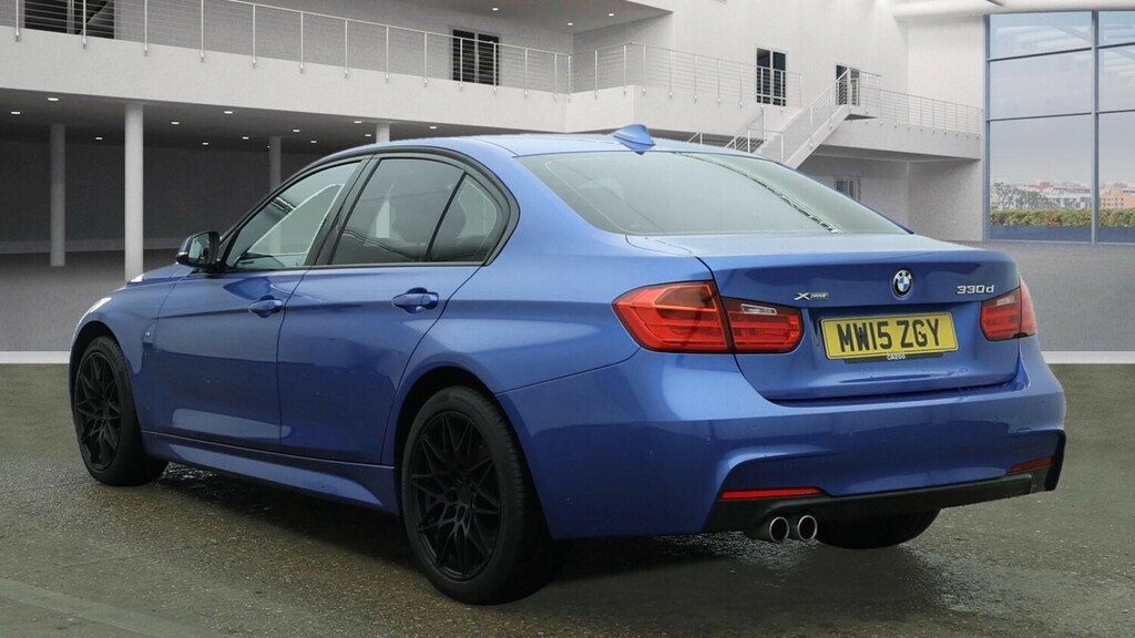 BMW 3 Series Xdrive M Sport Step Business Media MW15ZGY Blue #3