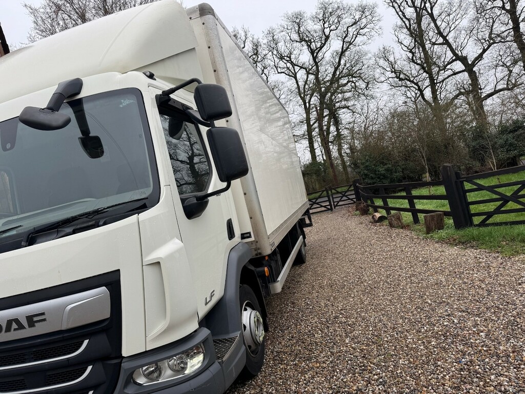 DAF All Models 530 Fan Euro 6 26Ton Hgv 20Ft5 Flatbedcranebrick Red #17