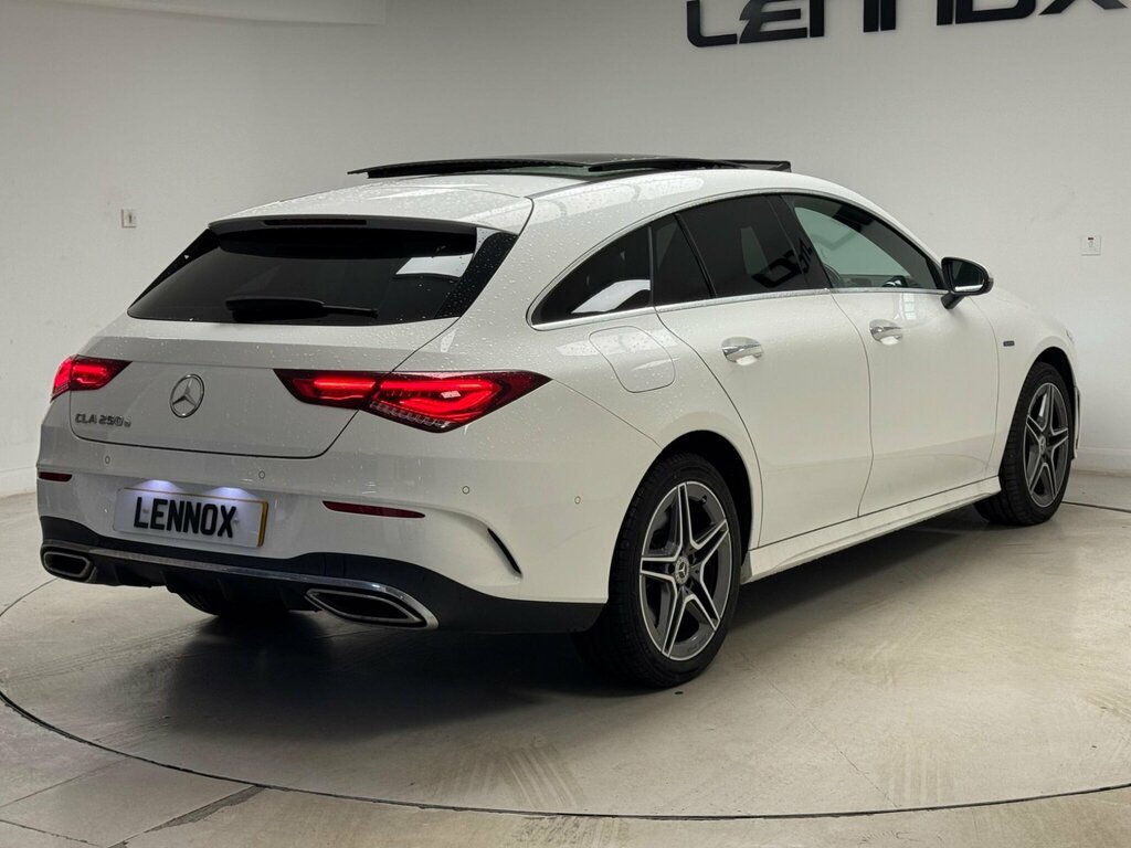 Mercedes-Benz CLA Class 1.3 Cla250e 15.6Kwh Amg Line Premium Plus Shooti White #6