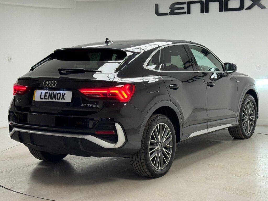 Audi Q3 1.4 Tfsie 45 S Line Sportback S Tronic Euro 6 Ss RE23CCK Black #6